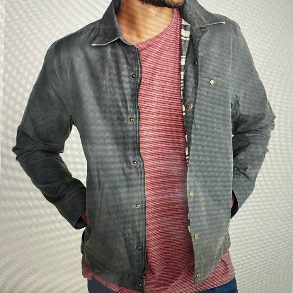Marine Layer Gray Military Field Jacket